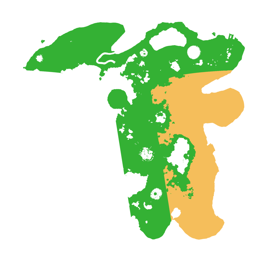 Biome Rust Map: Procedural Map, Size: 3500, Seed: 1768621327