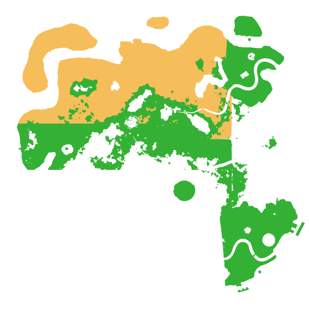 Biome Rust Map: Procedural Map, Size: 4250, Seed: 625143089