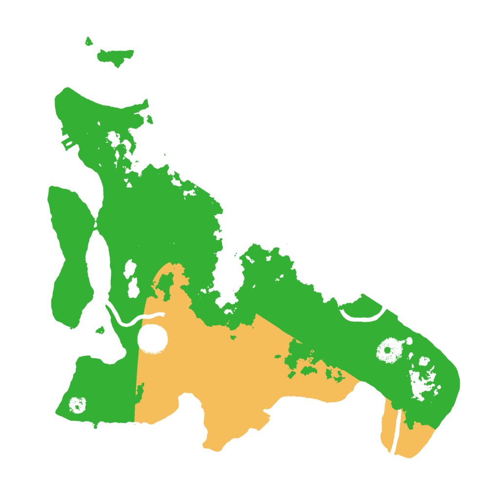 Biome Rust Map: Procedural Map, Size: 3000, Seed: 1234123432