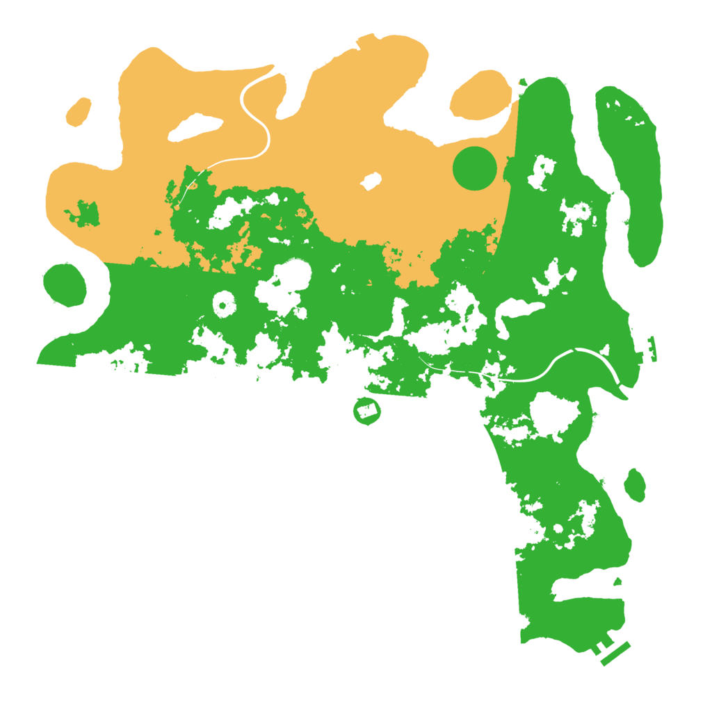 Biome Rust Map: Procedural Map, Size: 4250, Seed: 87949632
