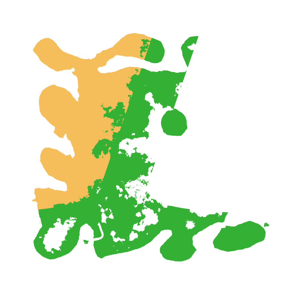 Biome Rust Map: Procedural Map, Size: 3000, Seed: 23812