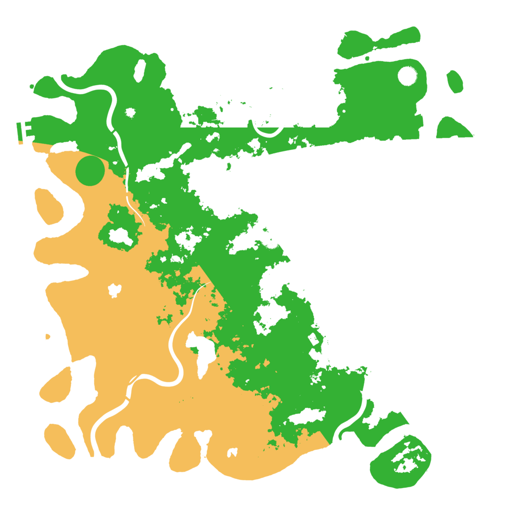 Biome Rust Map: Procedural Map, Size: 4700, Seed: 2104122518