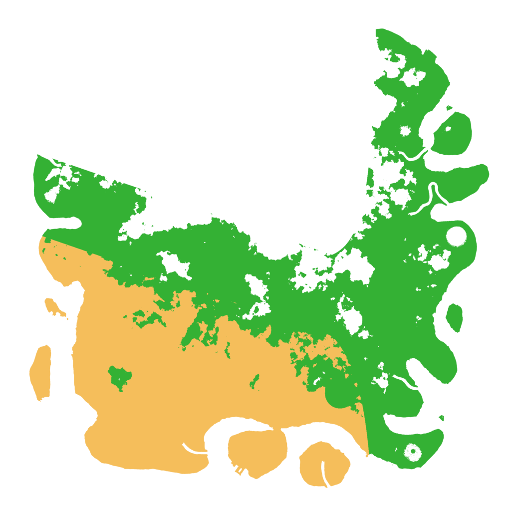Biome Rust Map: Procedural Map, Size: 4500, Seed: 670536465