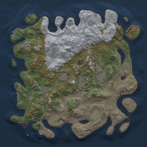 Thumbnail Rust Map: Procedural Map, Size: 4250, Seed: 1222999996, 19 Monuments