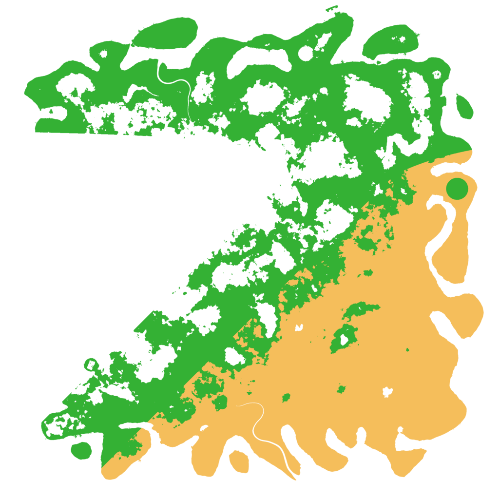 Biome Rust Map: Procedural Map, Size: 6000, Seed: 710673301