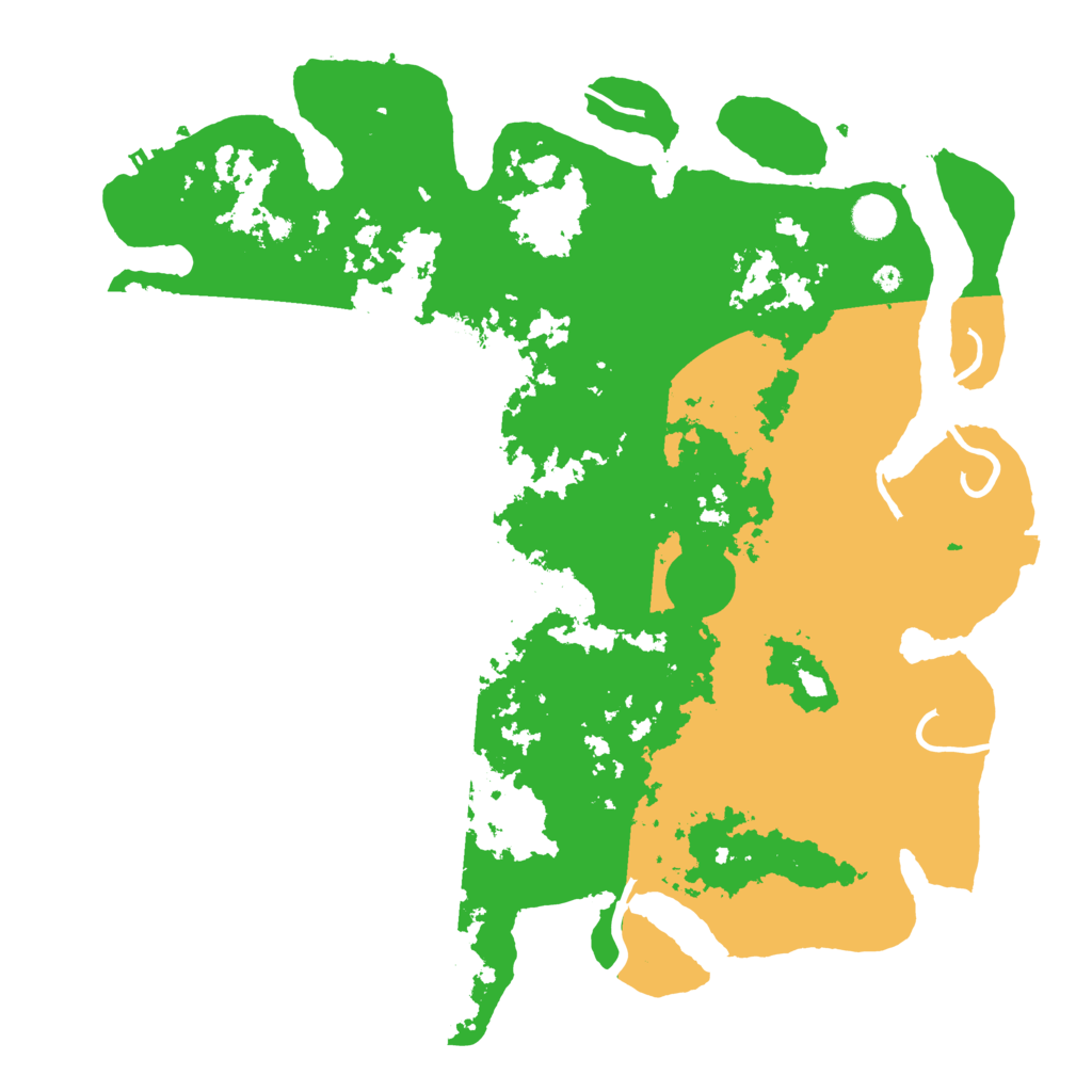 Biome Rust Map: Procedural Map, Size: 4300, Seed: 3556