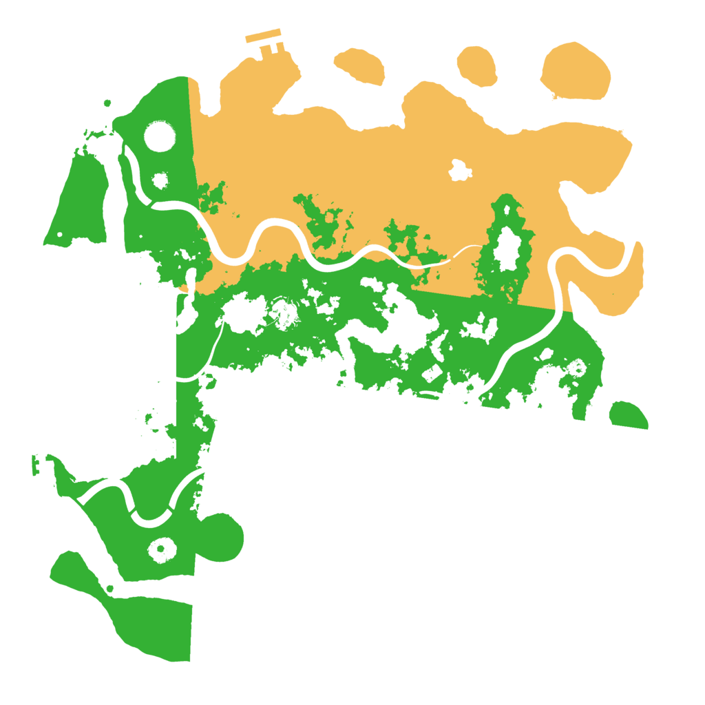 Biome Rust Map: Procedural Map, Size: 4000, Seed: 526888659