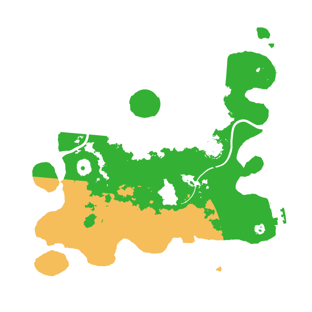 Biome Rust Map: Procedural Map, Size: 3000, Seed: 1297788947