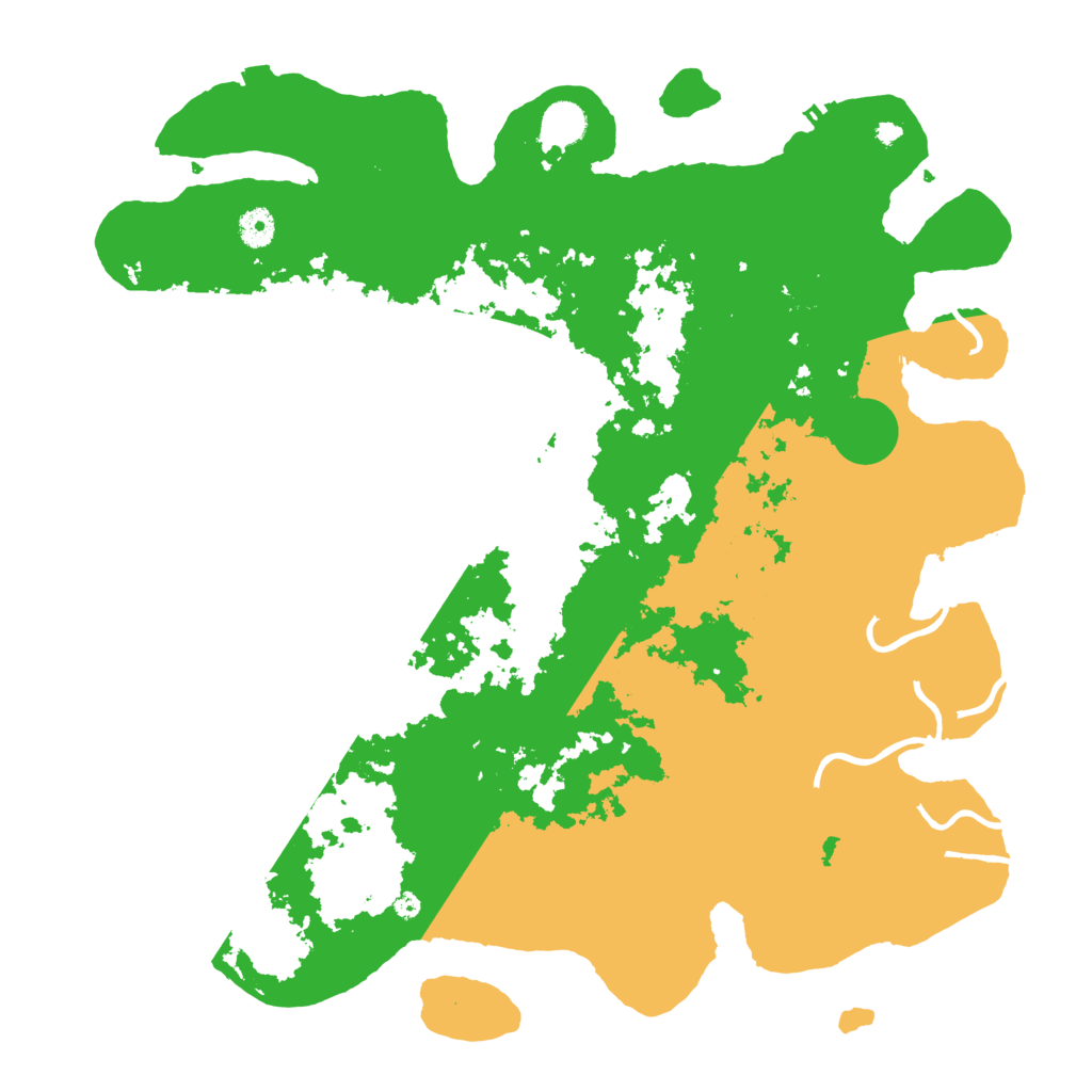 Biome Rust Map: Procedural Map, Size: 4350, Seed: 100816564