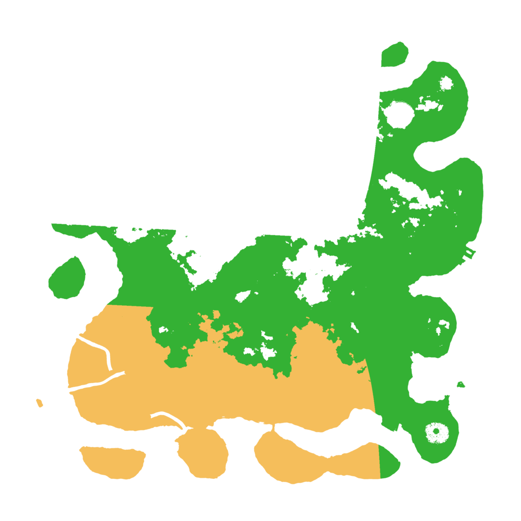 Biome Rust Map: Procedural Map, Size: 3500, Seed: 806912395