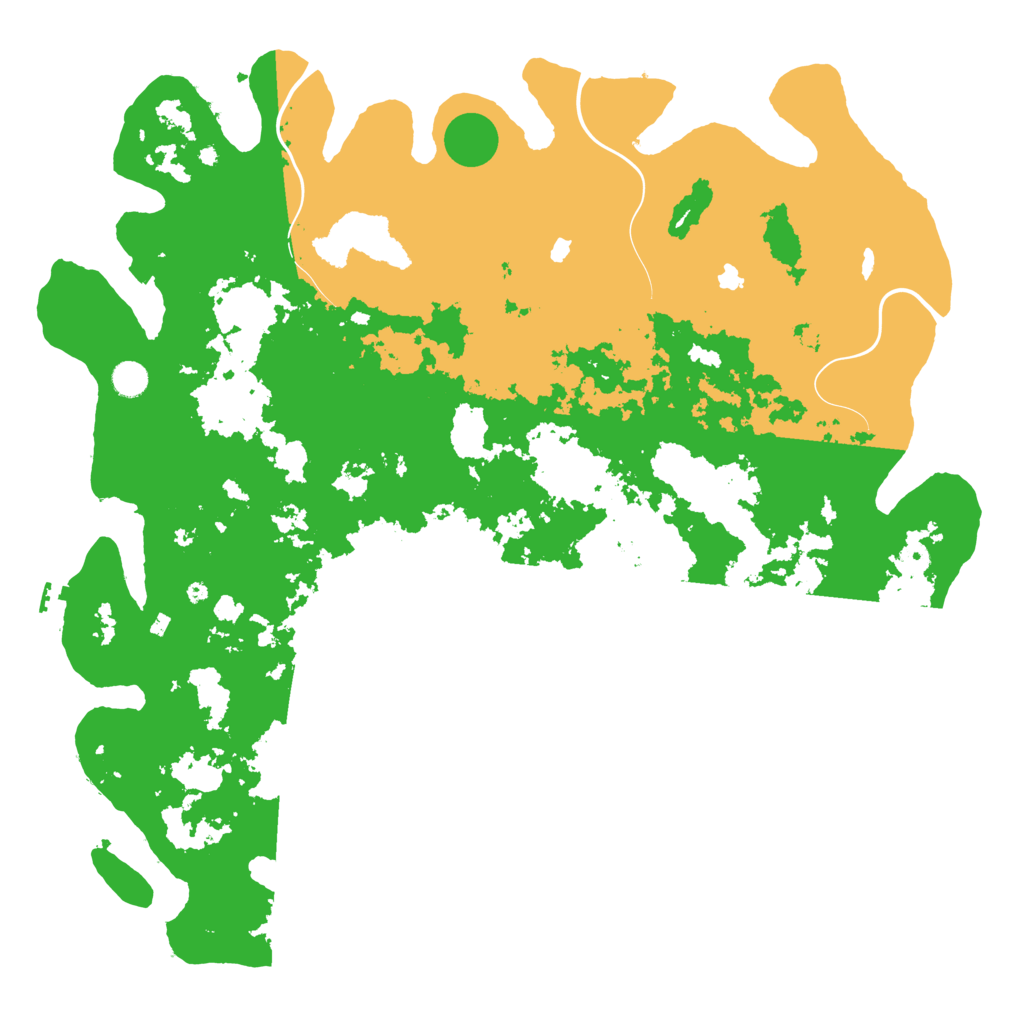 Biome Rust Map: Procedural Map, Size: 5000, Seed: 212177167