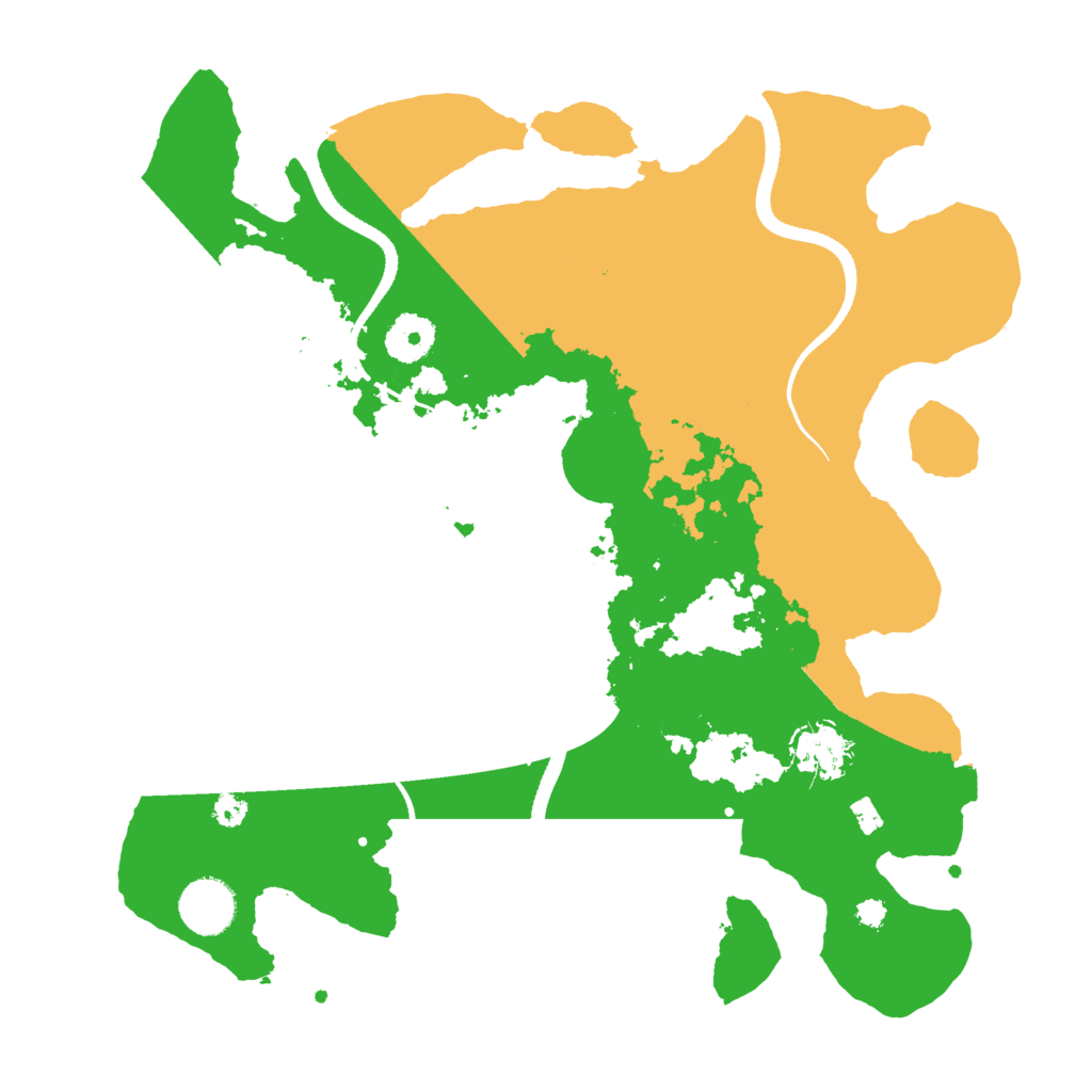 Biome Rust Map: Procedural Map, Size: 3400, Seed: 852285523
