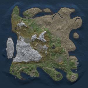 Thumbnail Rust Map: Procedural Map, Size: 3400, Seed: 852285523, 15 Monuments