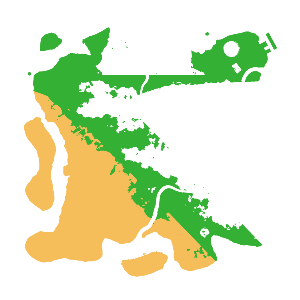 Biome Rust Map: Procedural Map, Size: 3400, Seed: 7720665