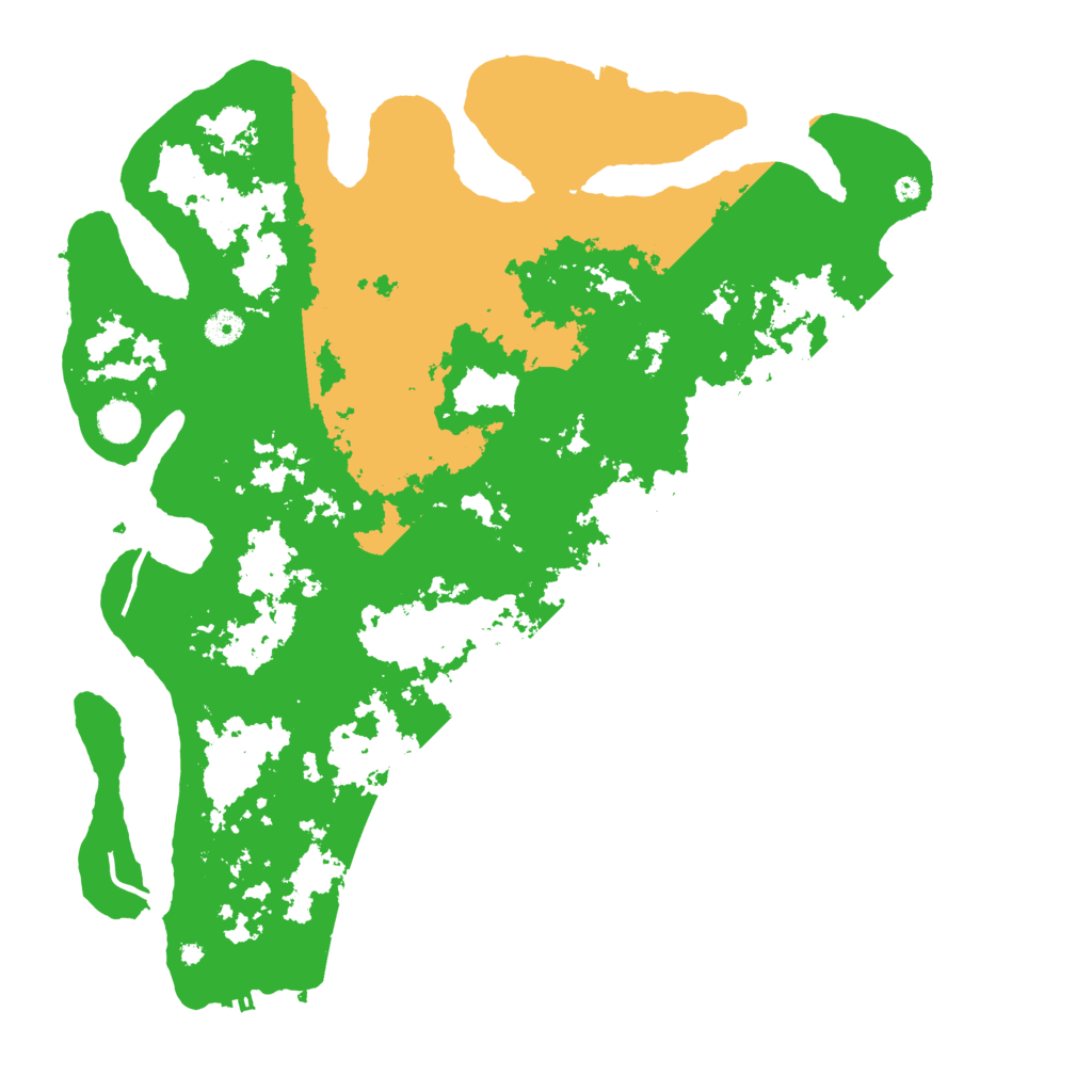 Biome Rust Map: Procedural Map, Size: 4500, Seed: 1760489435