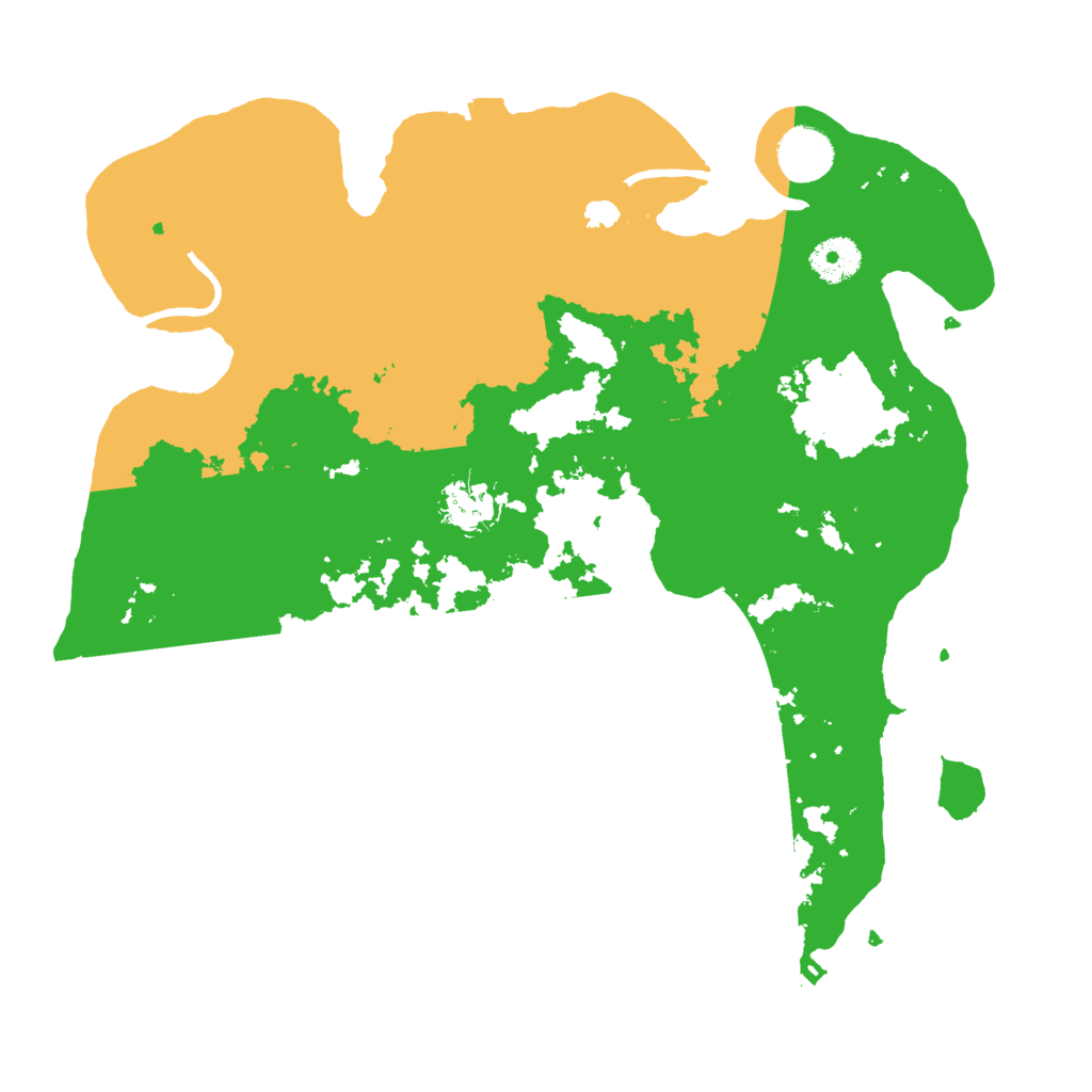 Biome Rust Map: Procedural Map, Size: 3500, Seed: 149376145