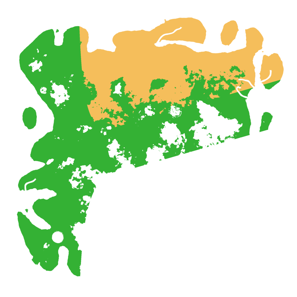 Biome Rust Map: Procedural Map, Size: 4500, Seed: 590752206