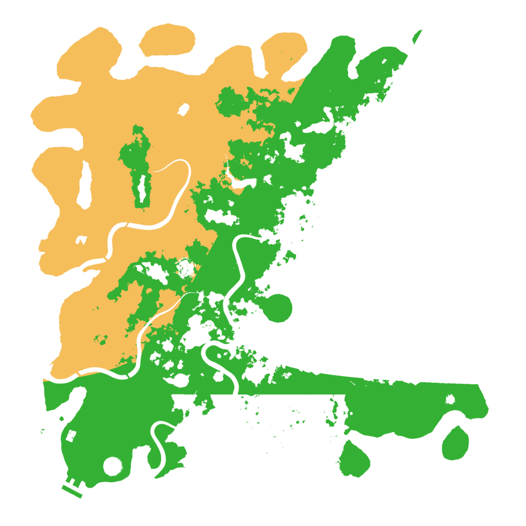 Biome Rust Map: Procedural Map, Size: 4900, Seed: 655656565