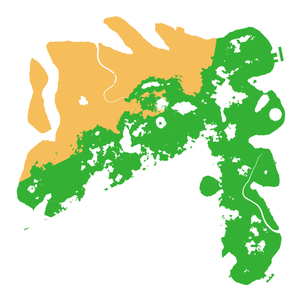 Biome Rust Map: Procedural Map, Size: 4250, Seed: 1408327145
