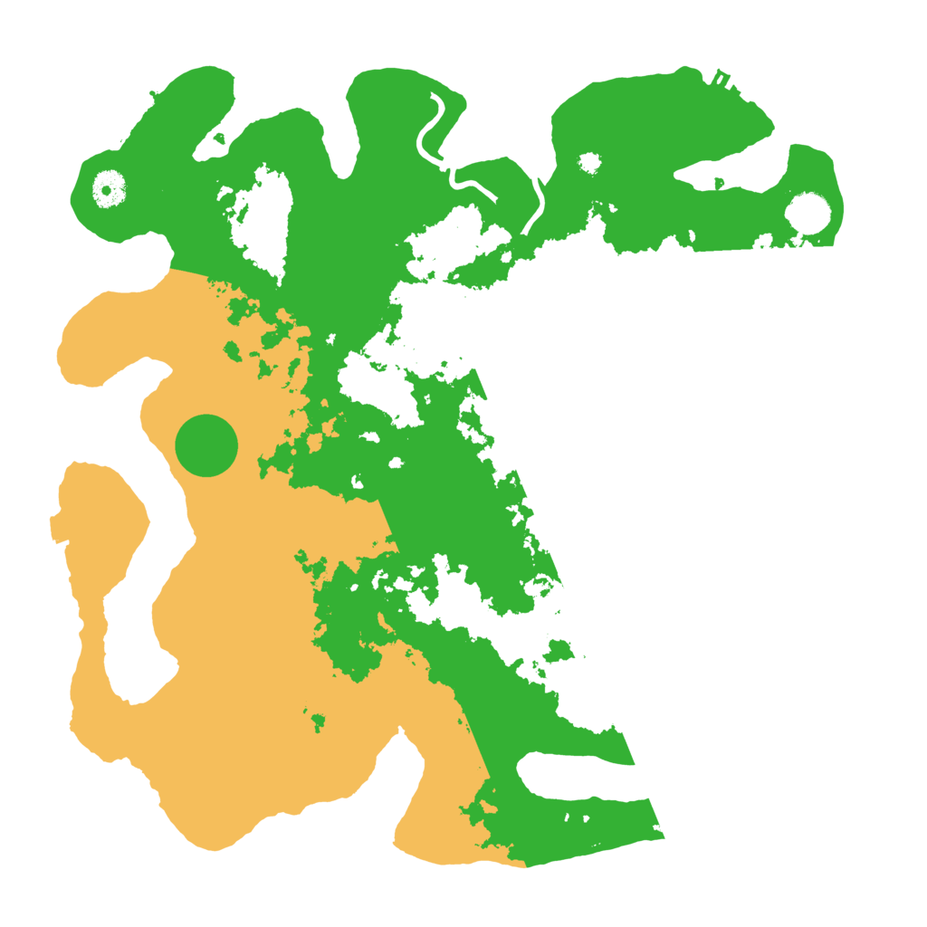 Biome Rust Map: Procedural Map, Size: 3900, Seed: 13263058