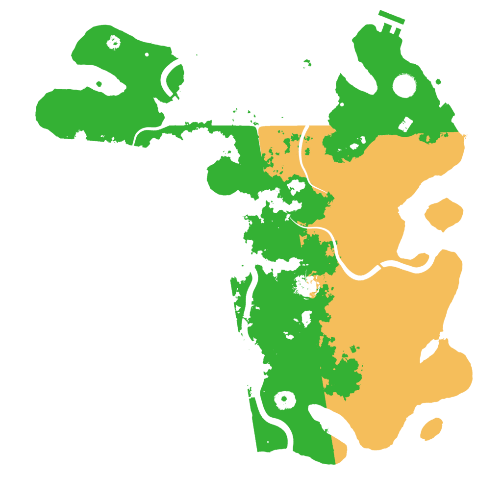 Biome Rust Map: Procedural Map, Size: 3750, Seed: 663470268