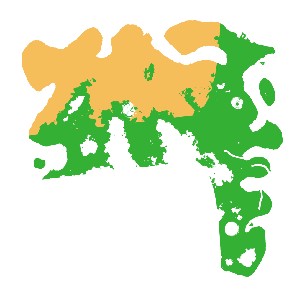 Biome Rust Map: Procedural Map, Size: 3800, Seed: 263478