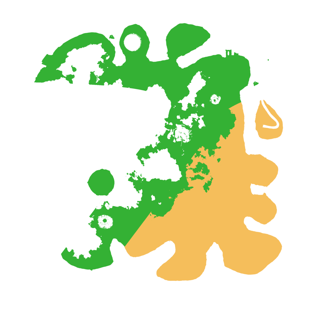 Biome Rust Map: Procedural Map, Size: 3200, Seed: 879453
