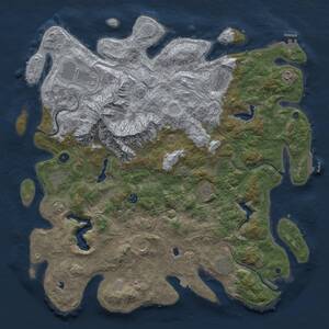 Thumbnail Rust Map: Procedural Map, Size: 5000, Seed: 3071965, 15 Monuments