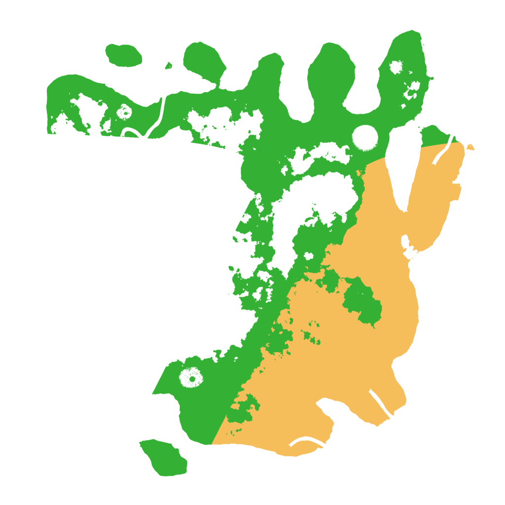 Biome Rust Map: Procedural Map, Size: 3500, Seed: 938731098