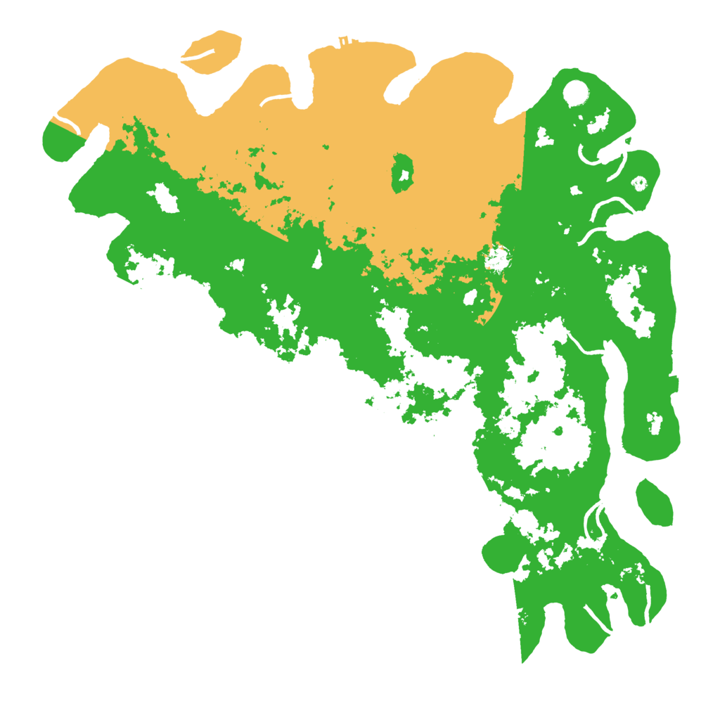 Biome Rust Map: Procedural Map, Size: 5000, Seed: 21123