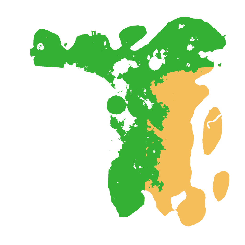 Biome Rust Map: Procedural Map, Size: 3500, Seed: 40753868