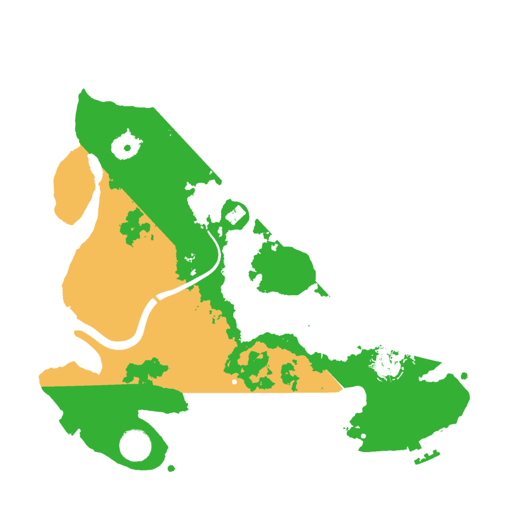 Biome Rust Map: Procedural Map, Size: 3000, Seed: 22916