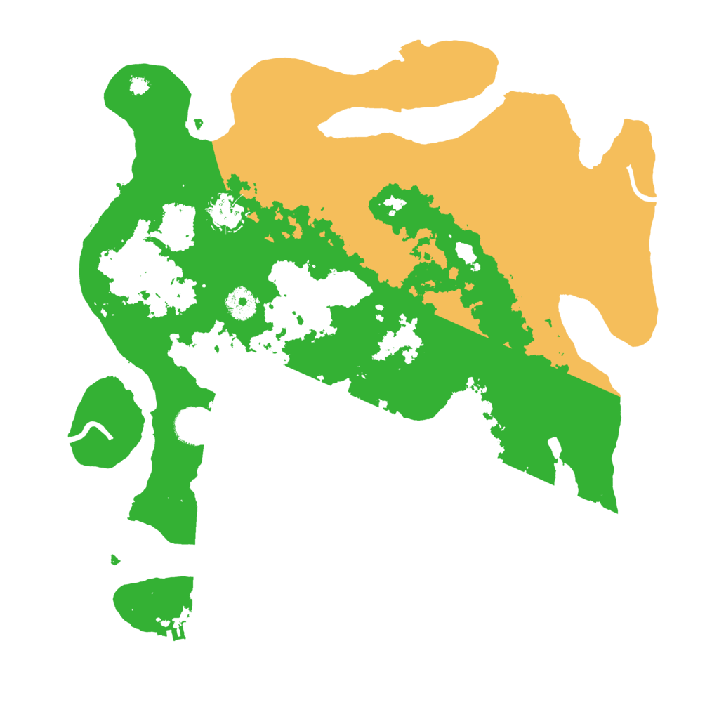 Biome Rust Map: Procedural Map, Size: 3500, Seed: 2028104716