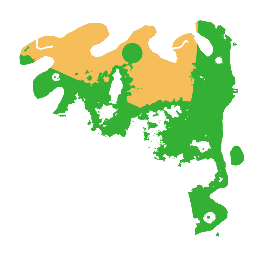 Biome Rust Map: Procedural Map, Size: 3500, Seed: 1706512405