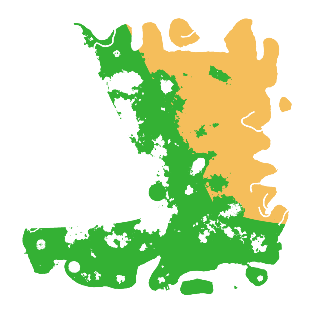 Biome Rust Map: Procedural Map, Size: 4750, Seed: 123456