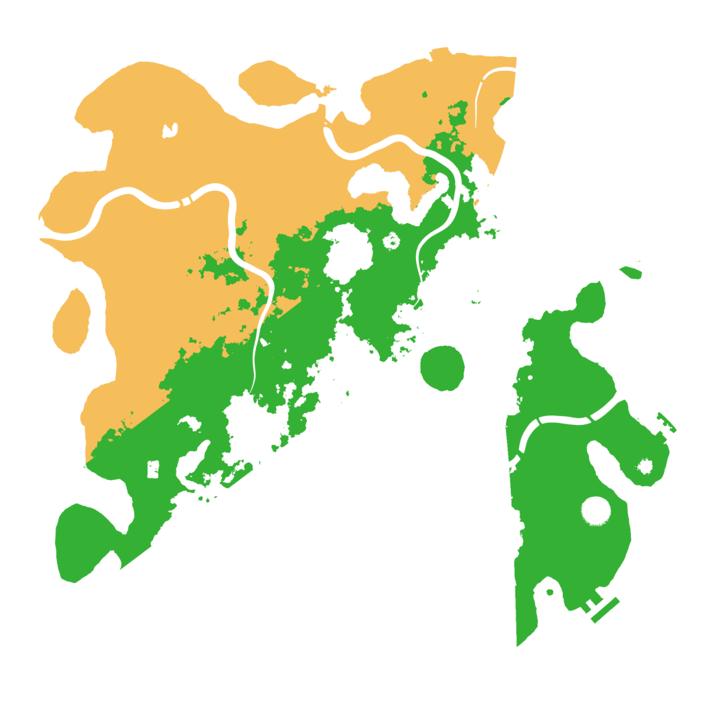 Biome Rust Map: Procedural Map, Size: 4250, Seed: 160829525