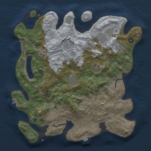 Thumbnail Rust Map: Procedural Map, Size: 3750, Seed: 8954215, 18 Monuments