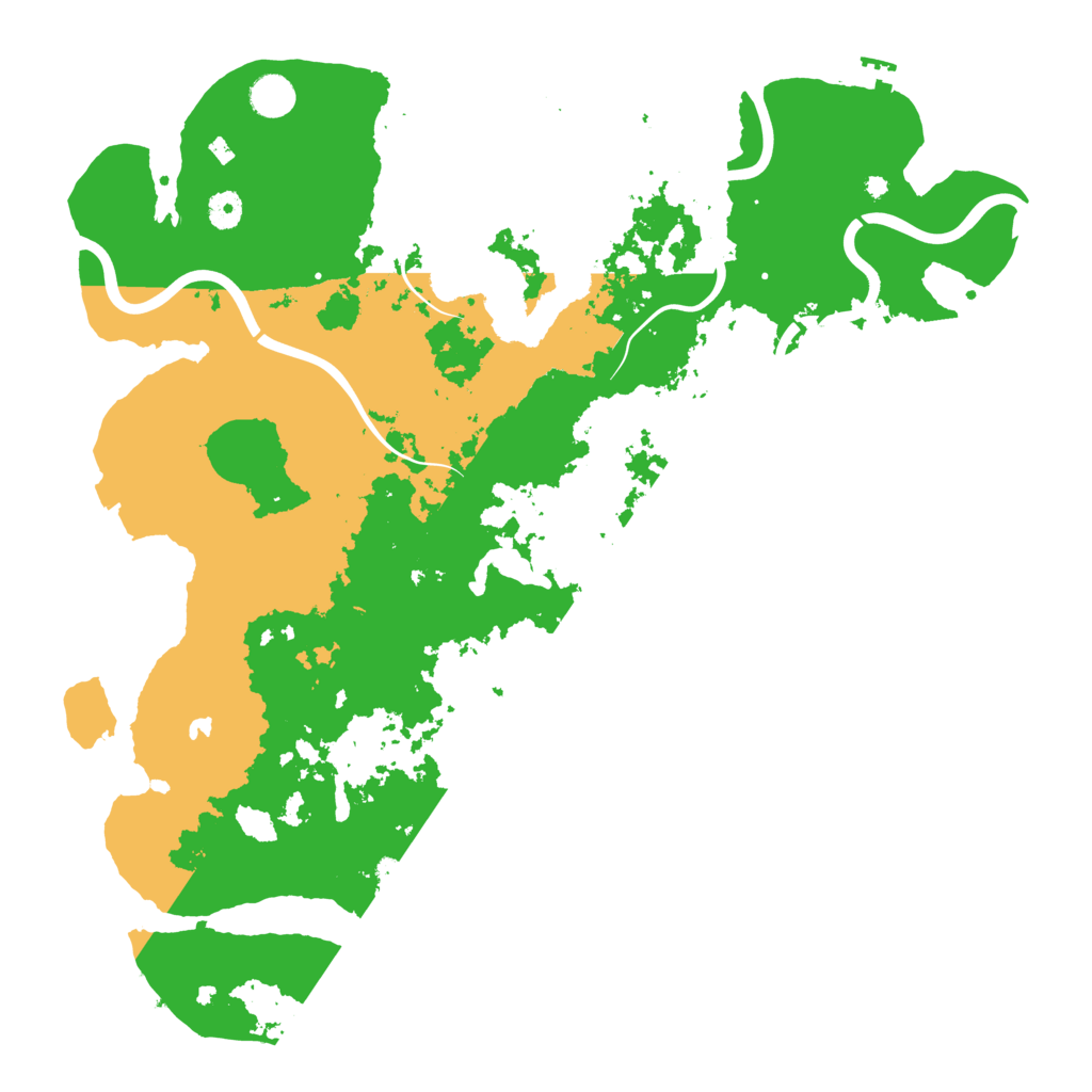 Biome Rust Map: Procedural Map, Size: 4500, Seed: 247363126