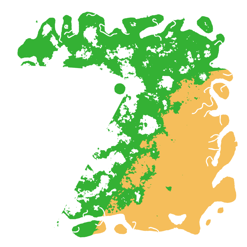 Biome Rust Map: Procedural Map, Size: 6000, Seed: 2451345