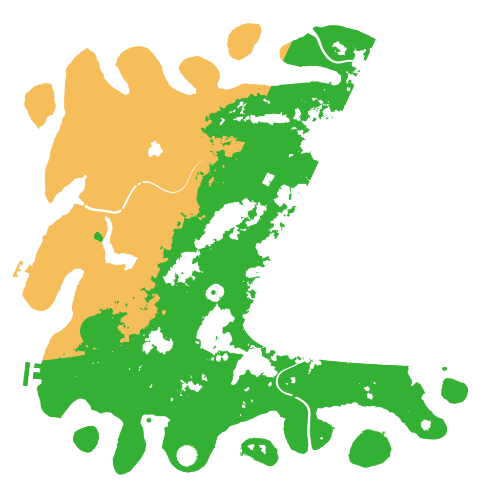 Biome Rust Map: Procedural Map, Size: 4250, Seed: 74066689