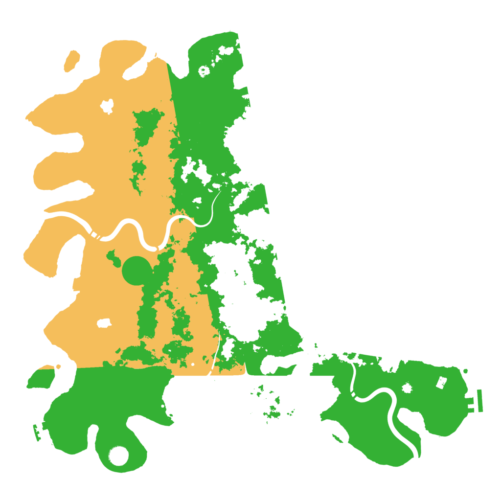 Biome Rust Map: Procedural Map, Size: 4500, Seed: 1146231