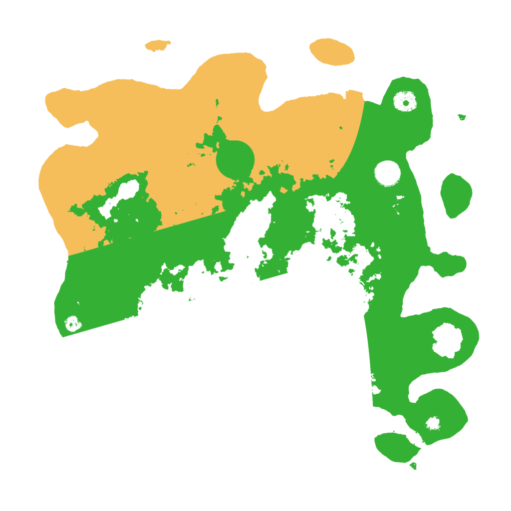 Biome Rust Map: Procedural Map, Size: 3500, Seed: 41069570