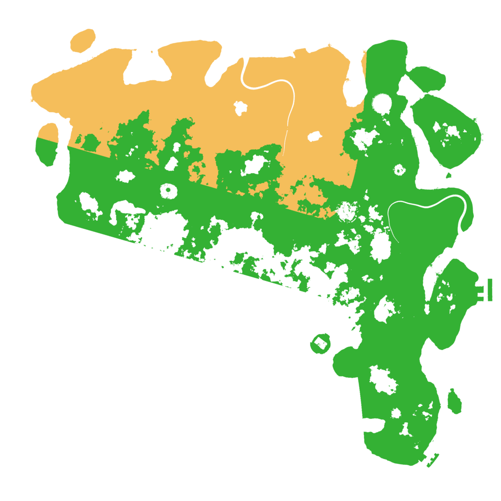 Biome Rust Map: Procedural Map, Size: 4500, Seed: 1897667126