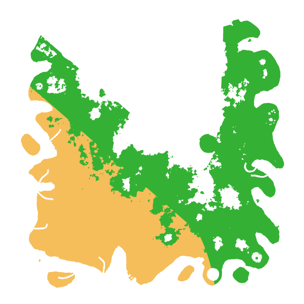 Biome Rust Map: Procedural Map, Size: 4500, Seed: 603706126