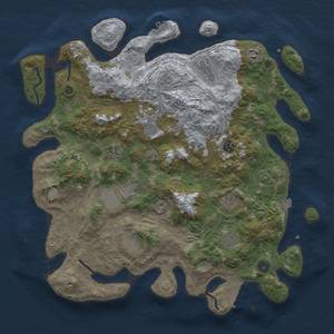 Thumbnail Rust Map: Procedural Map, Size: 4250, Seed: 294972662, 18 Monuments