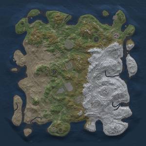 Thumbnail Rust Map: Procedural Map, Size: 4250, Seed: 925270108, 15 Monuments