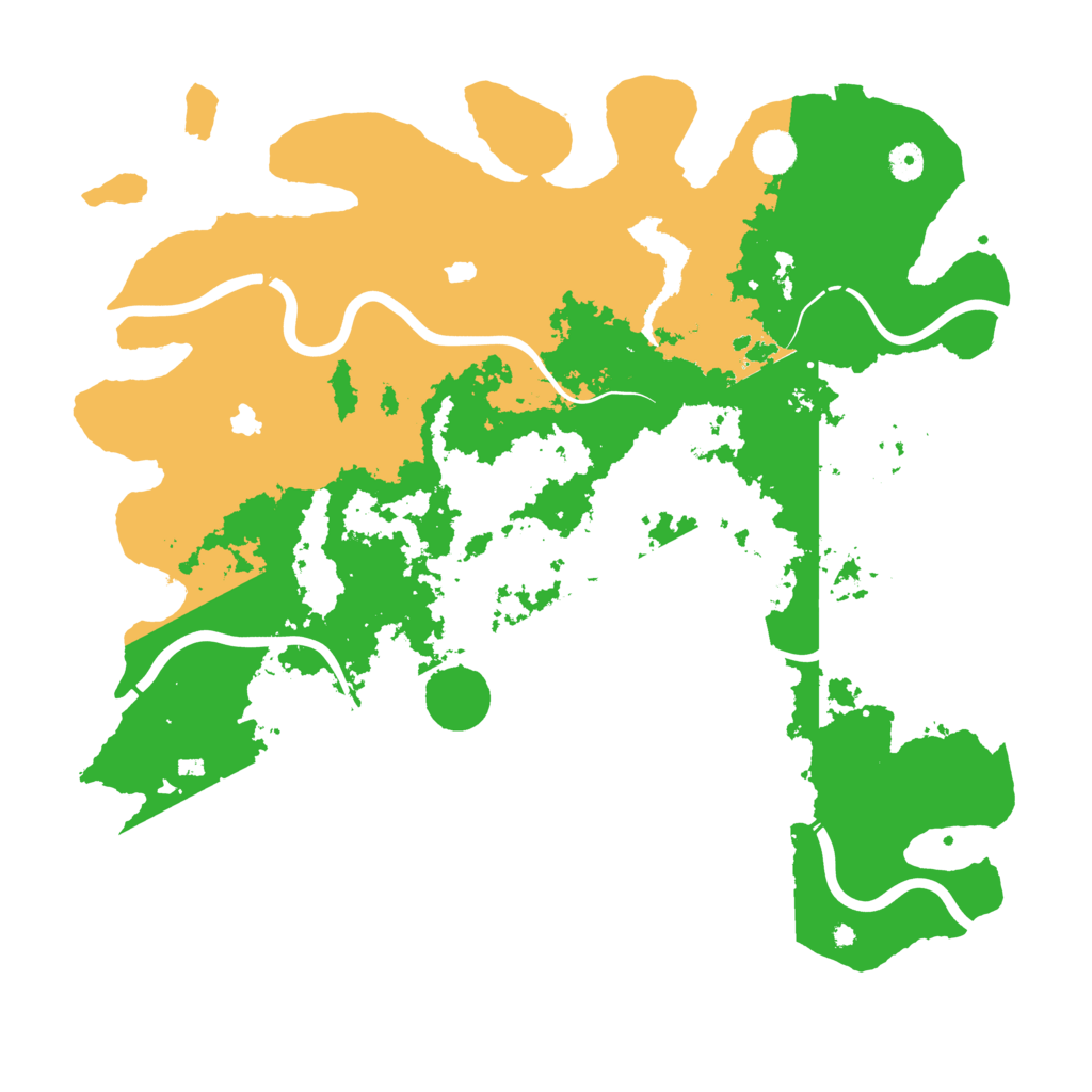 Biome Rust Map: Procedural Map, Size: 4500, Seed: 4646421