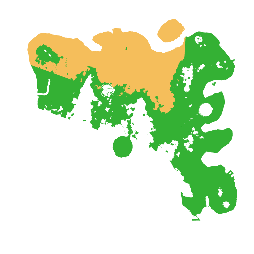 Biome Rust Map: Procedural Map, Size: 3400, Seed: 4238317