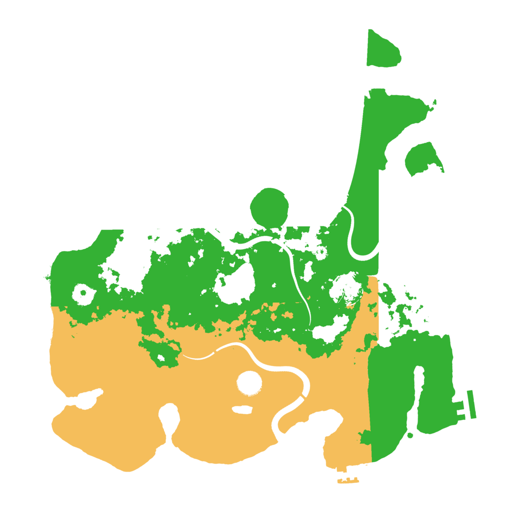 Biome Rust Map: Procedural Map, Size: 3600, Seed: 1712530779