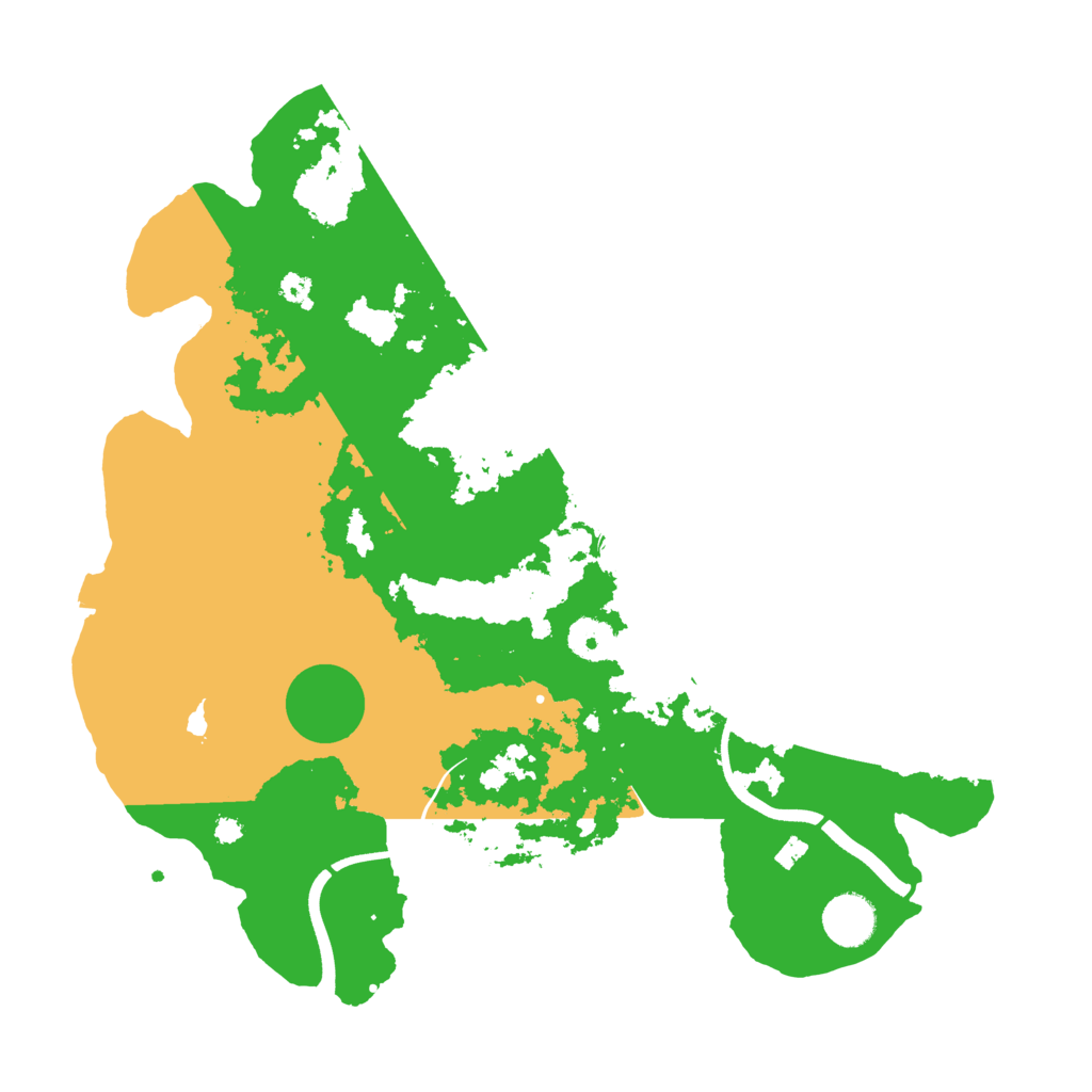 Biome Rust Map: Procedural Map, Size: 3650, Seed: 30559971